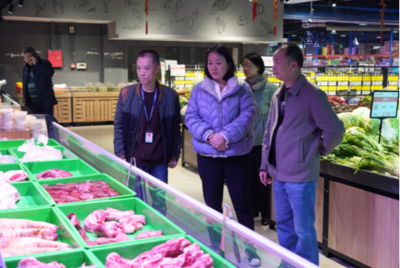 张克江率队深入一线，督导包保单位食品安全与食用农产品销售工作